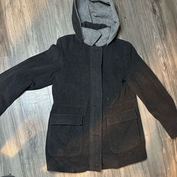 Herman Kay gray wool women’s small coat - Picture 1 of 8